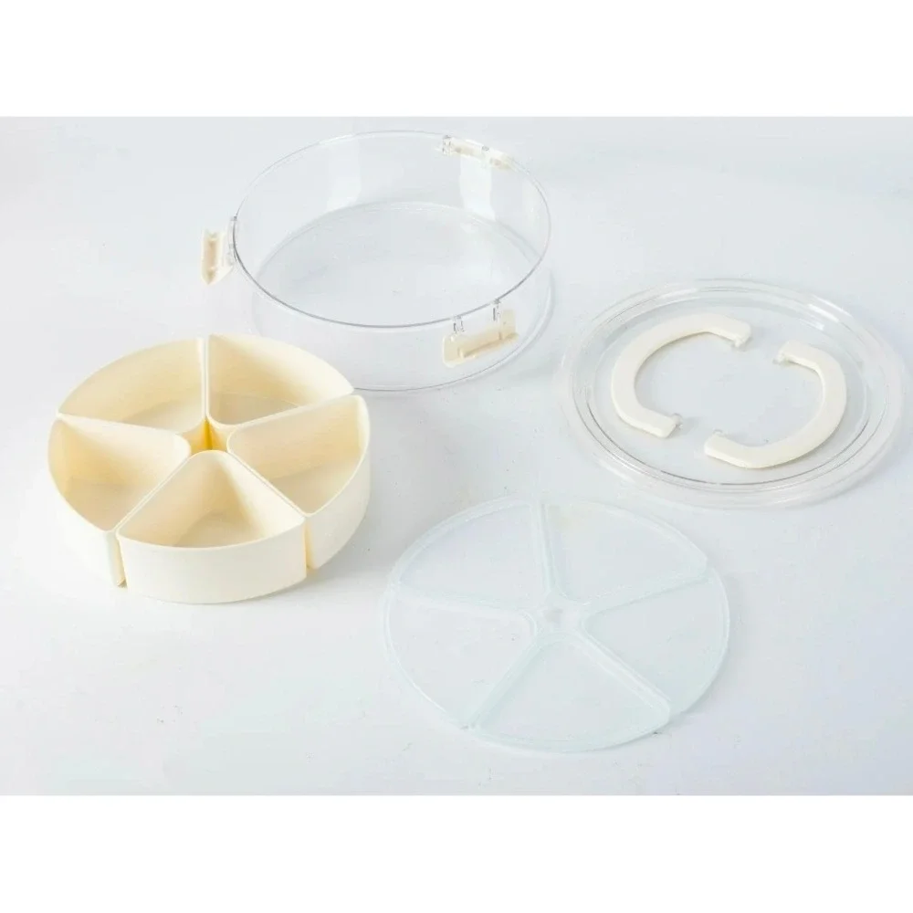 Mainstays Rotating Snack Box 5 Compartments‎ New Sealed